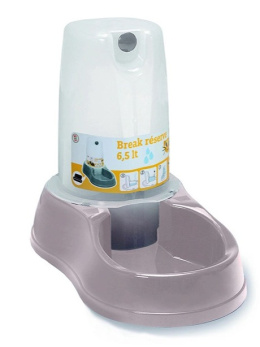 Dozownik wody 1,5 l – ZOLUX BREAK szary, dla psa